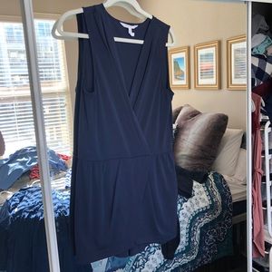 BCBG Navy Romper